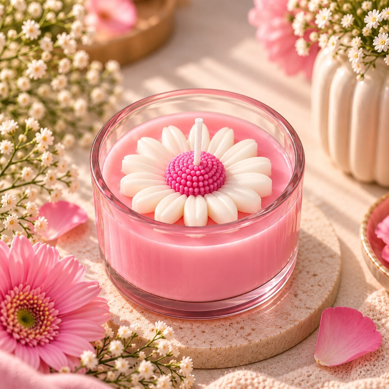 Daisy Jar Candle
