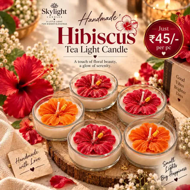 Hibiscus Tea Light