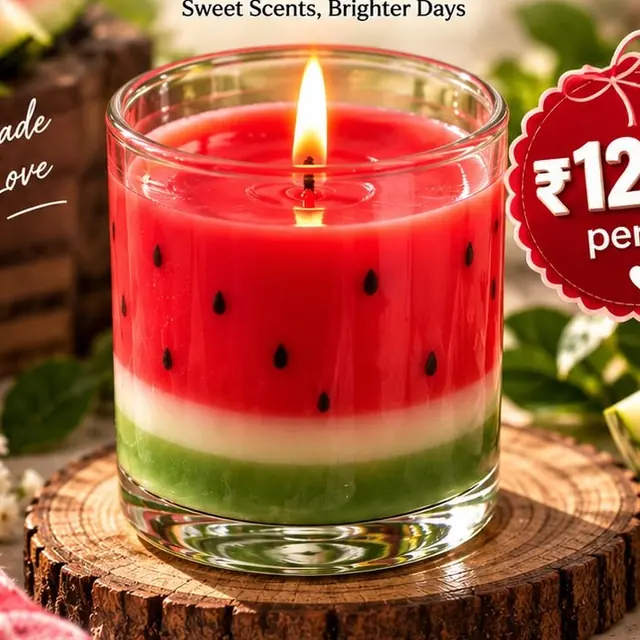 Watermelon Jar Candle